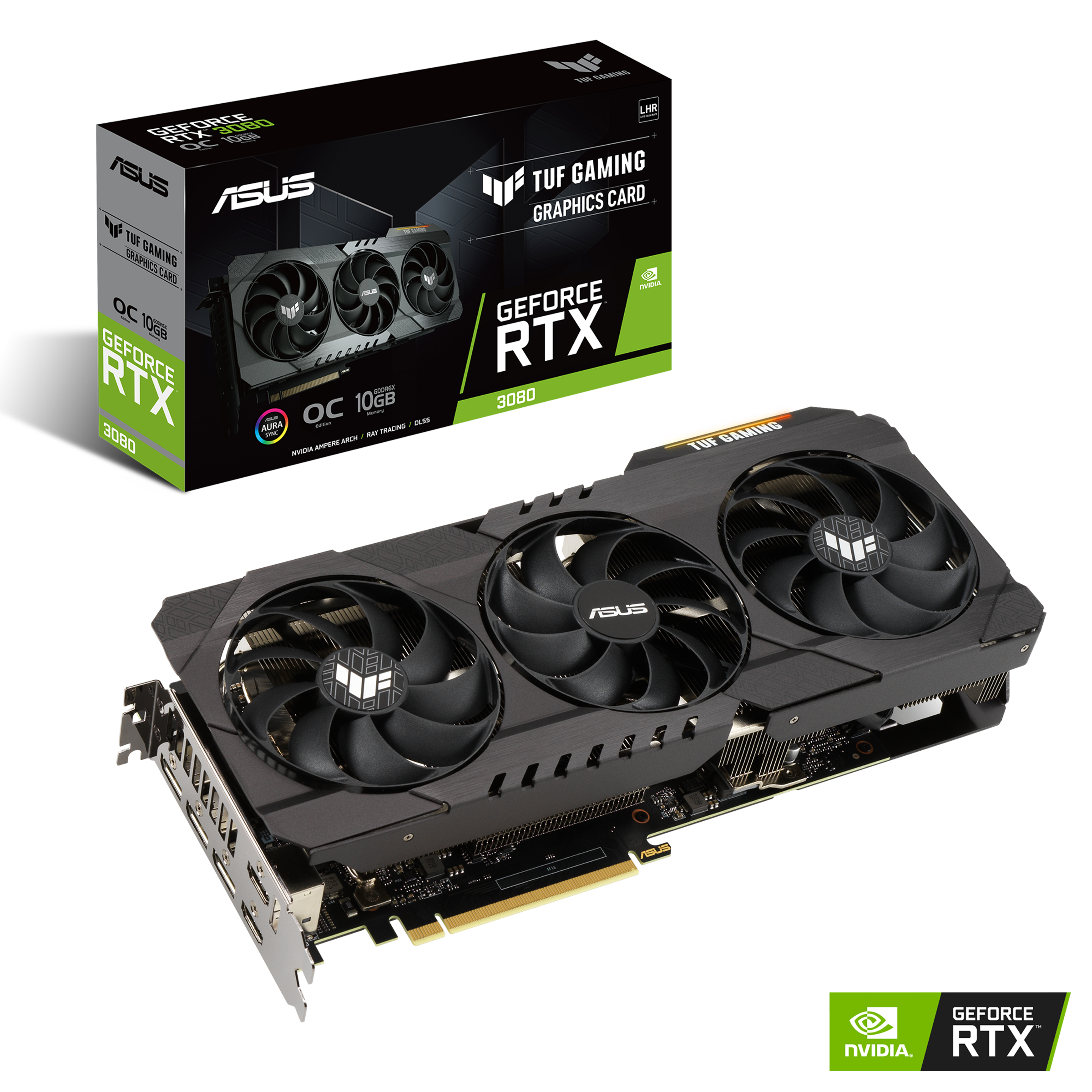 TUF Gaming GeForce RTX™ 3080 V2 OC Edition 10GB GDDR6X | Graphics Card