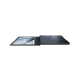 An side view of an ASUS ExpertBook B2 opened to 180 degree.