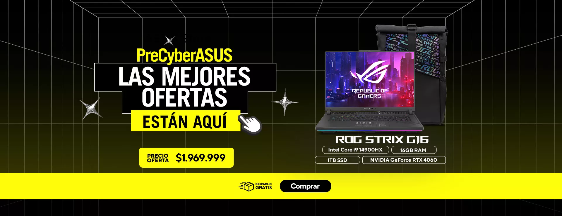 Cyber Asus Chile ROG strix g16