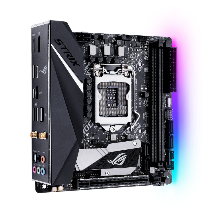 ASUS ROG STRIX B360-Iゲーミングインテル(R)B360 LGA 1151（プレサH4）Mini ITX その他PCパーツ