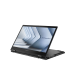 An angled front view of an ASUS ExpertBook B2 Flip in stand mode.