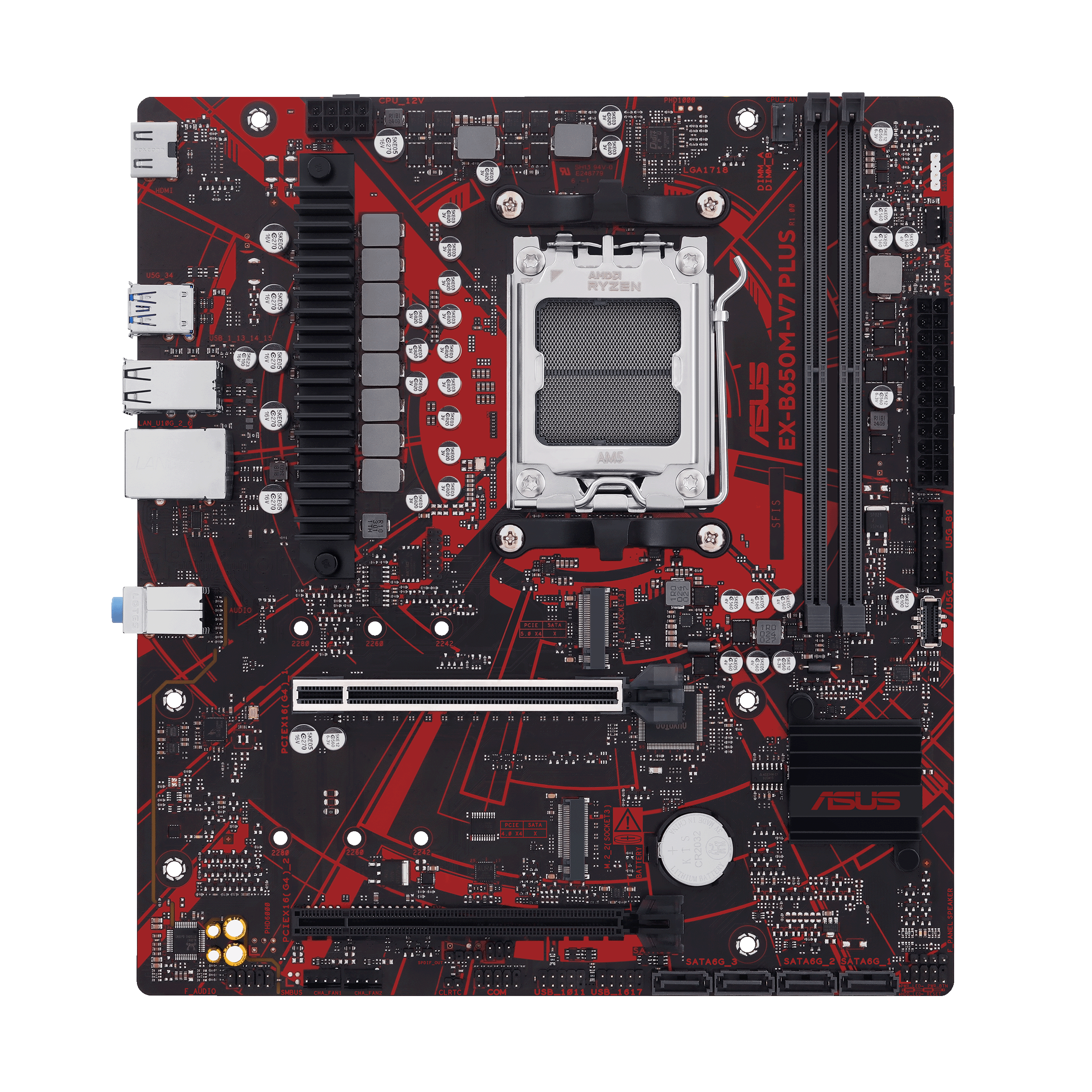 ASUS B650M-PLUS マザーボード EX-B650M-V7 PLUS｜Motherboards｜ASUS Global