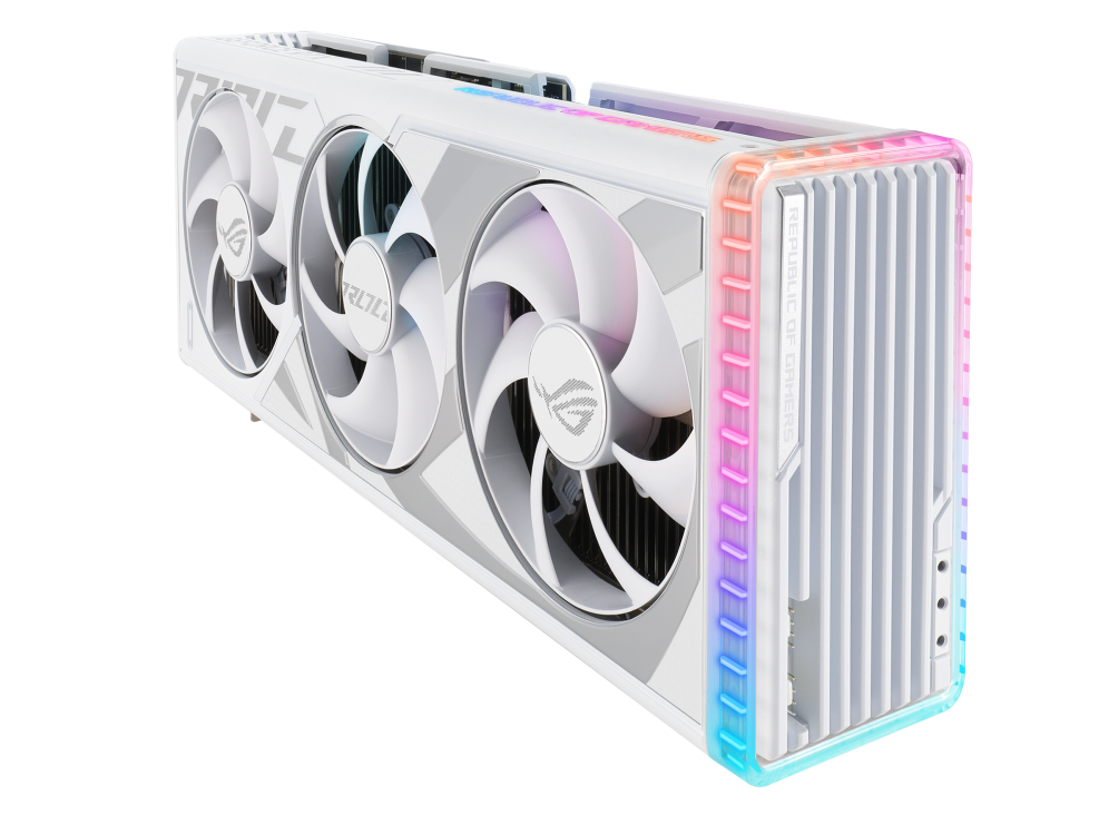 ROG Strix GeForce RTX 4080 16GB GDDR6X White OC Edition, Graphics Cards