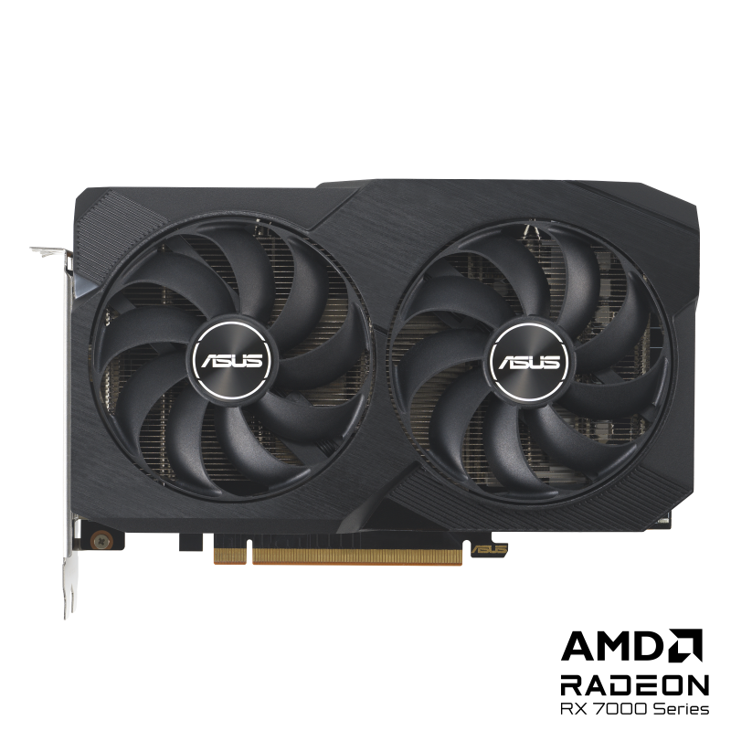 ASUS Dual Radeon RX 7600 V2 OC Edition 8GB GDDR6 Graphics Card