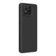 A black RhinoShield SolidSuit Case (standard) with Zenfone 11 Ultra angled view from front, tilting at 45 degrees counterclockwise
