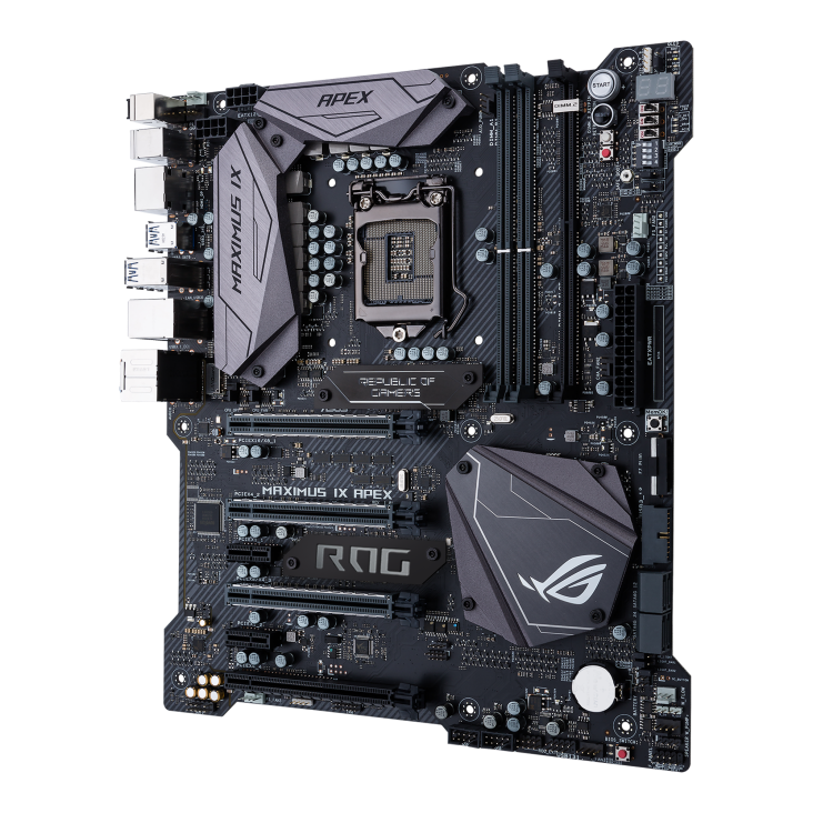 ROG MAXIMUS IX APEX angled view from right