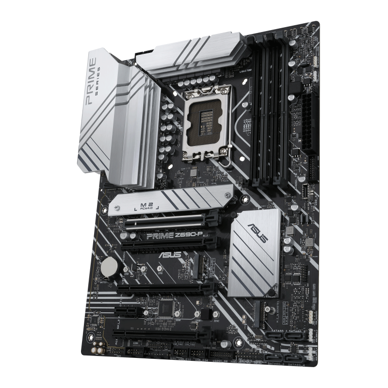 PRIME Z690-P-CSM motherboard, left side view