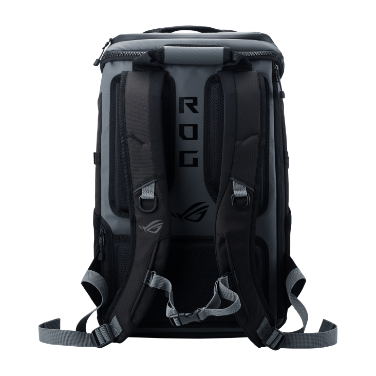 ROG Ranger BP2701 Gaming Backpack-Cybertext Edition_Back side of the Ranger BP2701 Gaming Backpack-Cybertext Edition