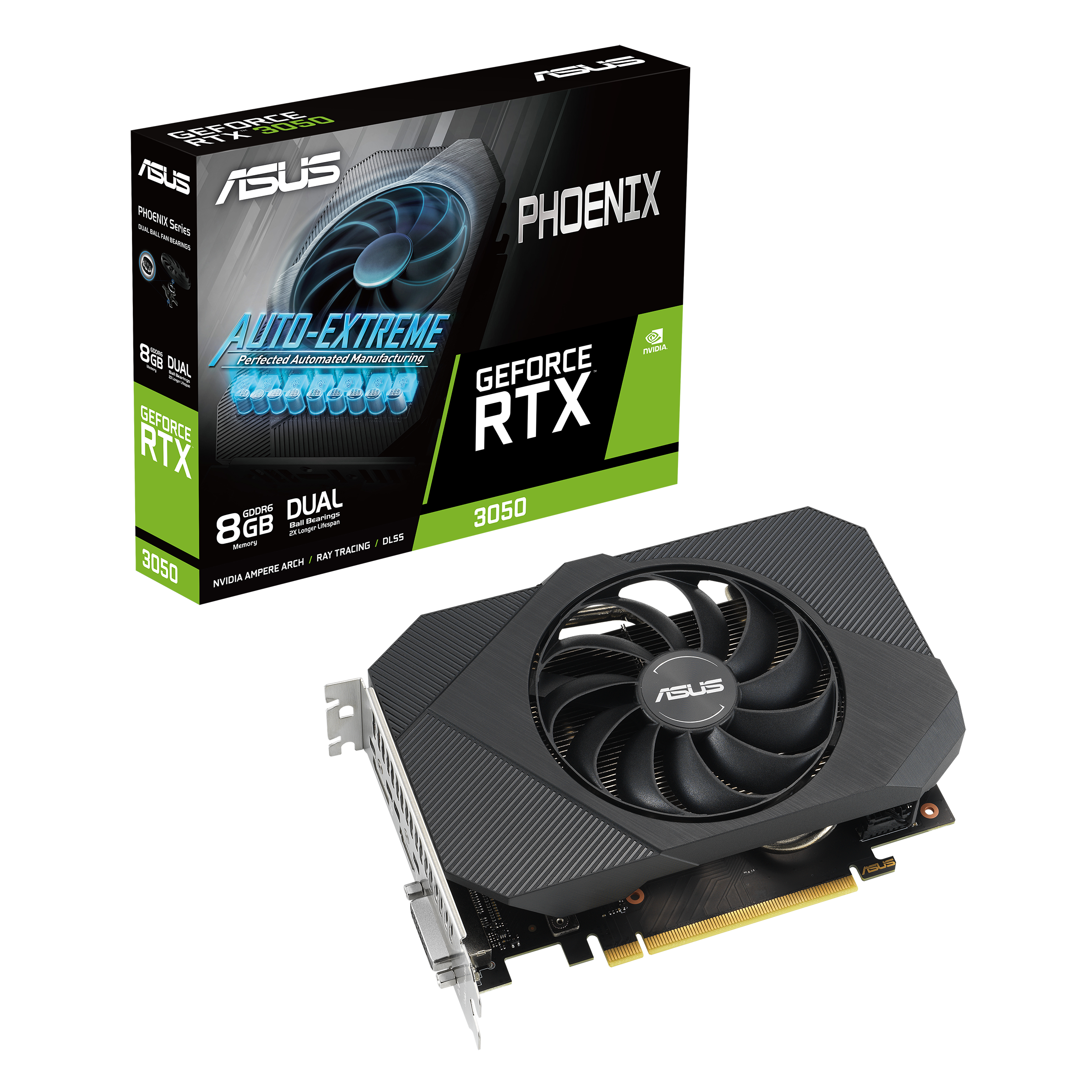 ASUS Phoenix GeForce RTX 3050 V2 8GB GDDR6 | Graphics Card | ASUS ...