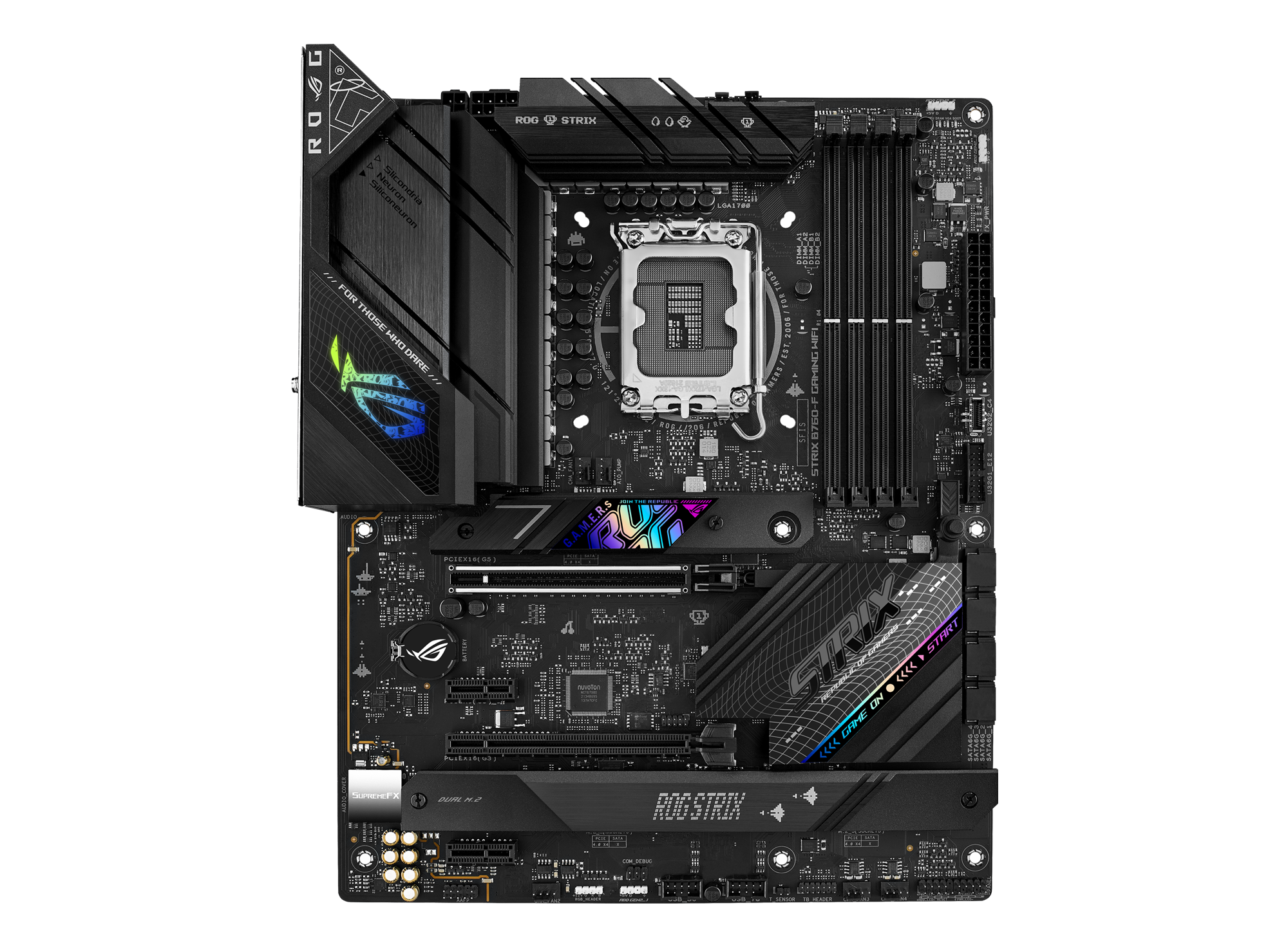 ASUS ROG Strix B760-I Gaming WiFi 6E Intel® B760 (13ª y 12ª generación) LGA  1700 mini-ITX placa base, 8 + 1 etapas de potencia, DDR5 hasta 7600 MT/s