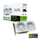 ASUS DUAL GeForce RTX 5060 Ti 16G White OC edition graphics card, and packaging with NVIDIA logo