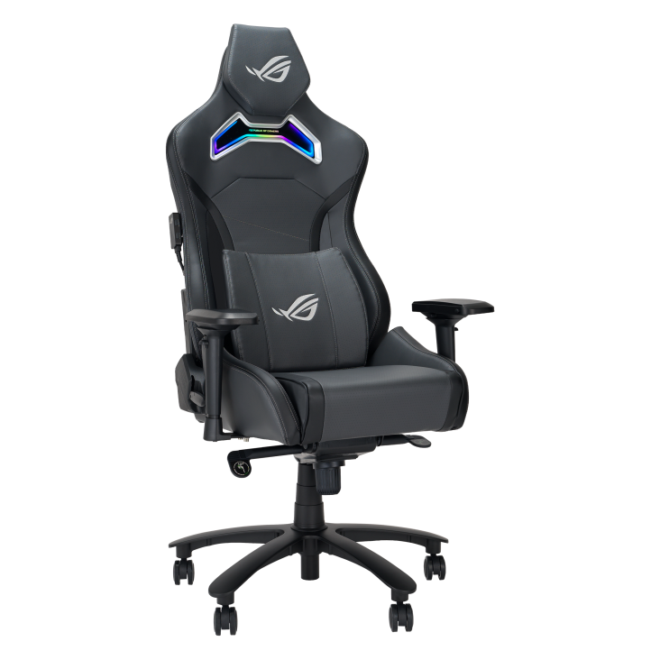 ROG Chariot X Gaming Chair_ right-oblique view in Grey