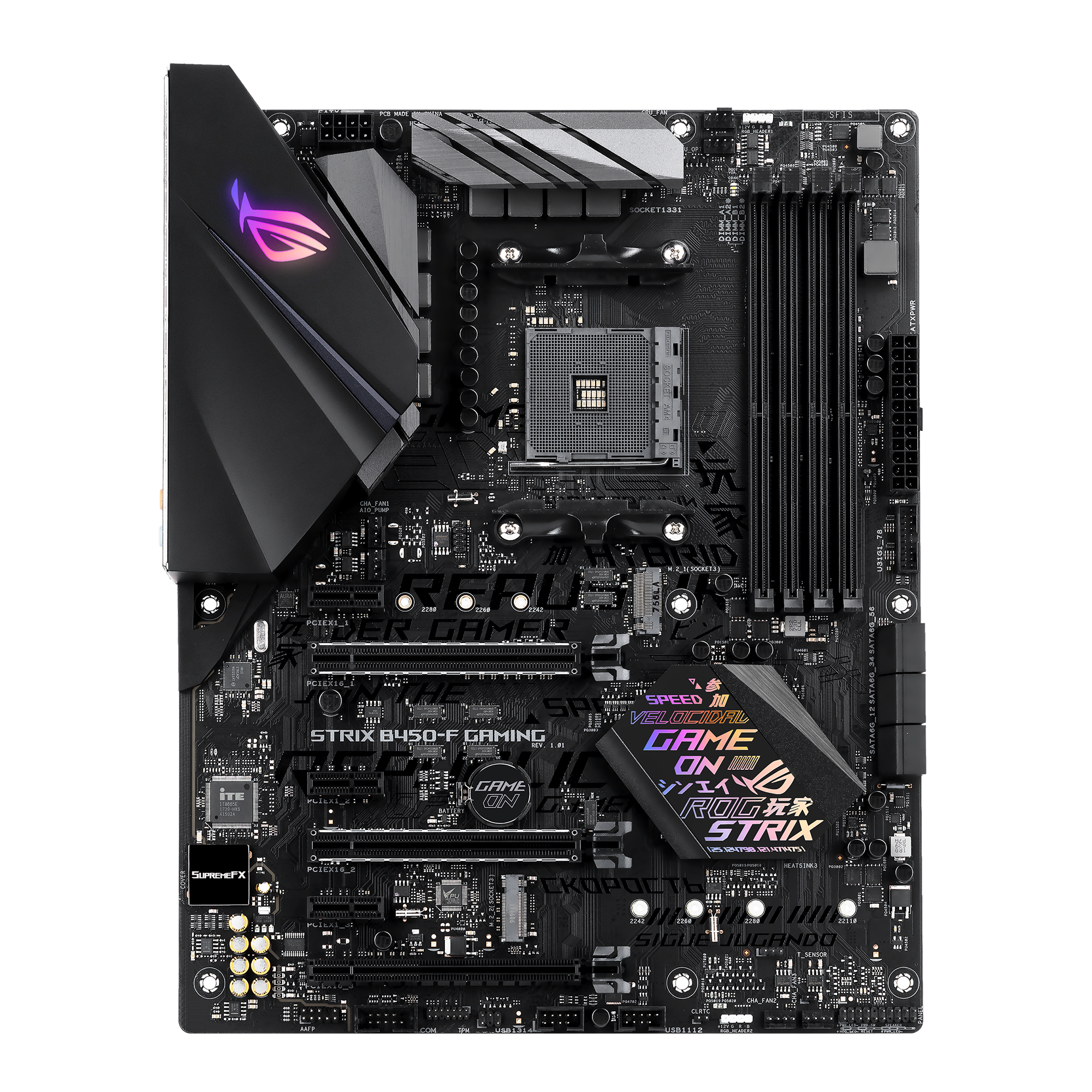 ROG STRIX B450 F GAMING Motherboards ROG Global