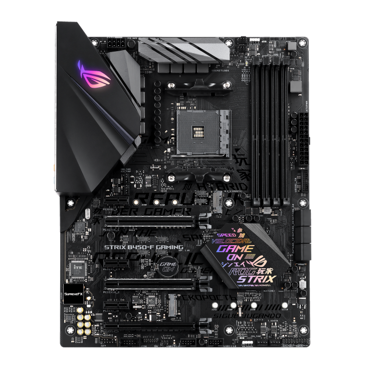 ROG STRIX B450-F GAMING front view