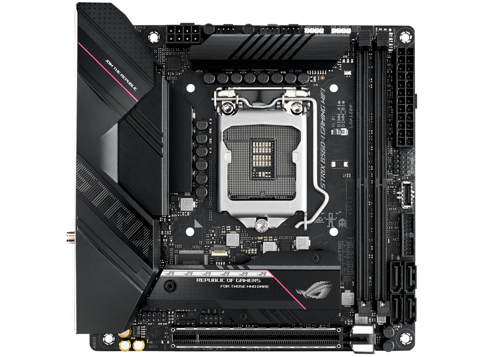 ROG STRIX B560-I GAMING WIFI front view