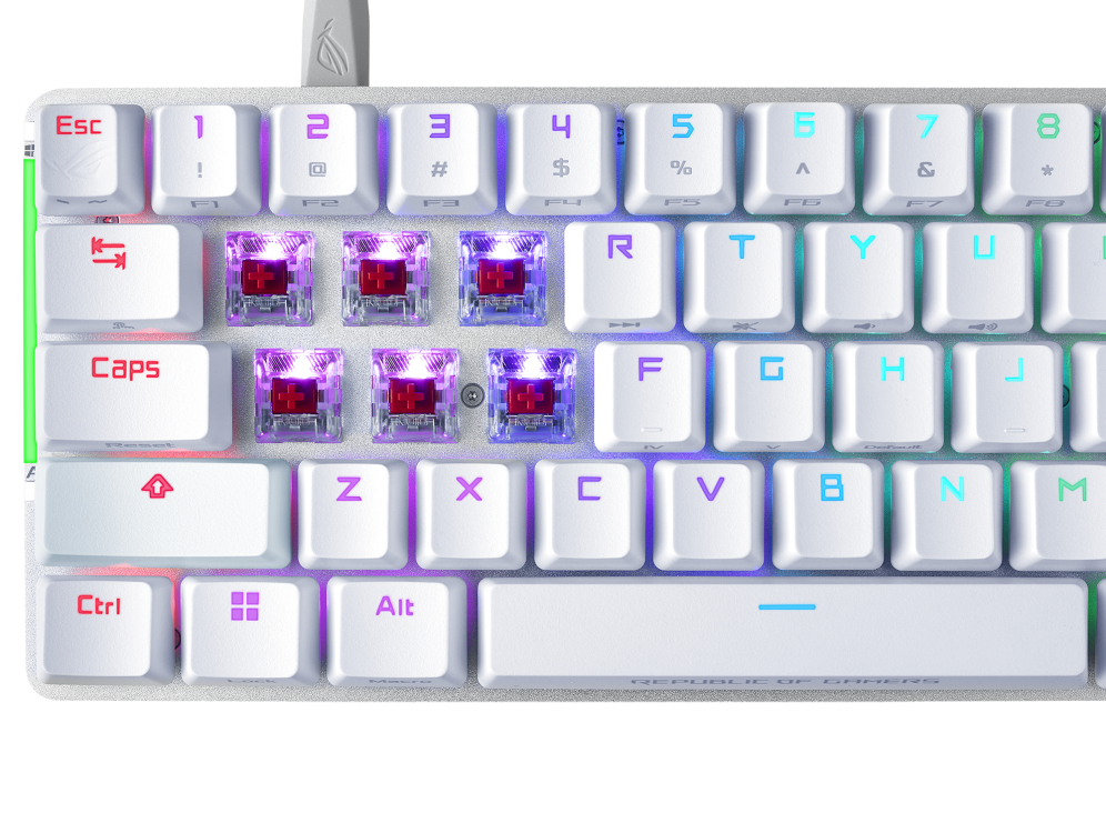 Clavier gamer ASUS ROG Falchion Ace White