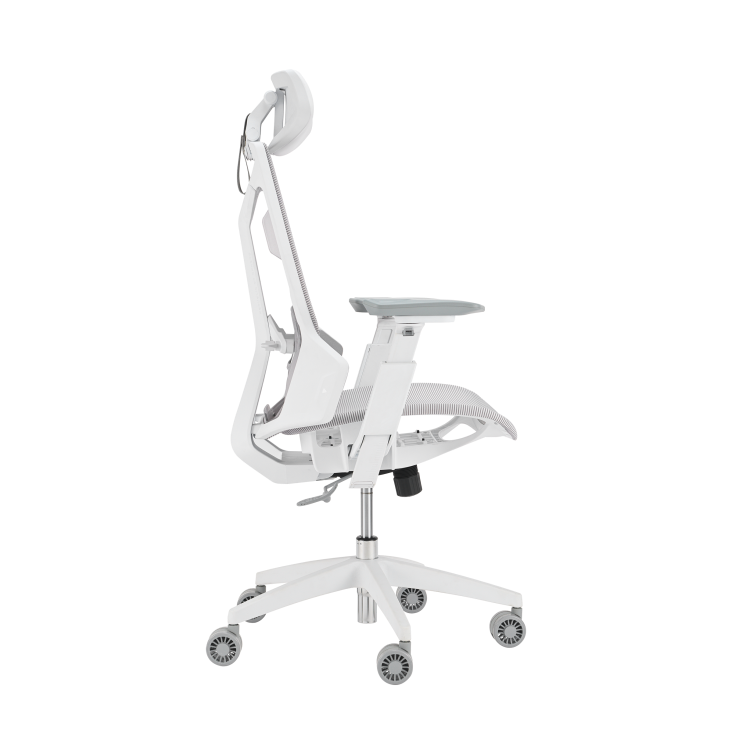 The left side view of ROG Destrier Core in Moonlight White Edition