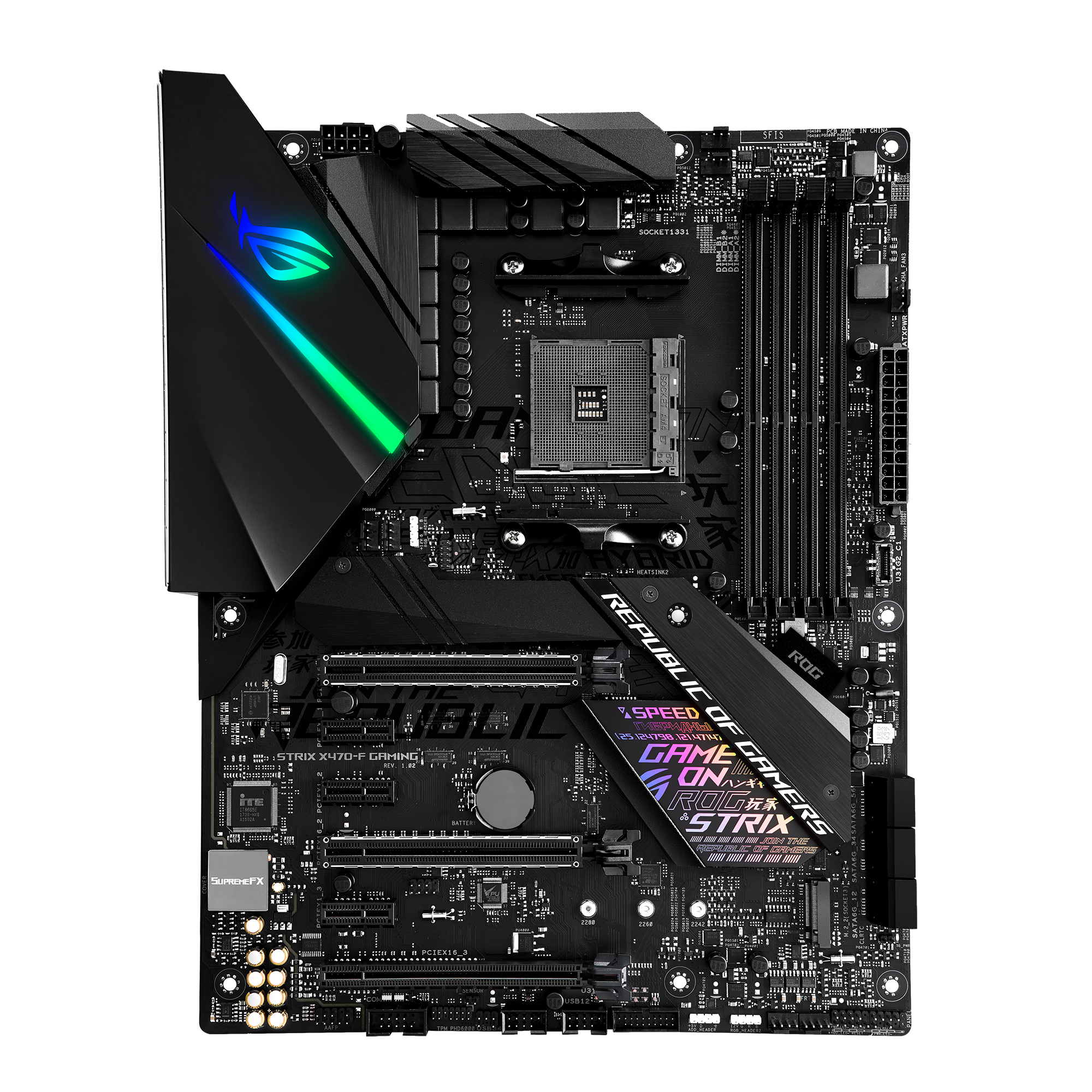 ROG STRIX X470 F GAMING Motherboards ROG Global