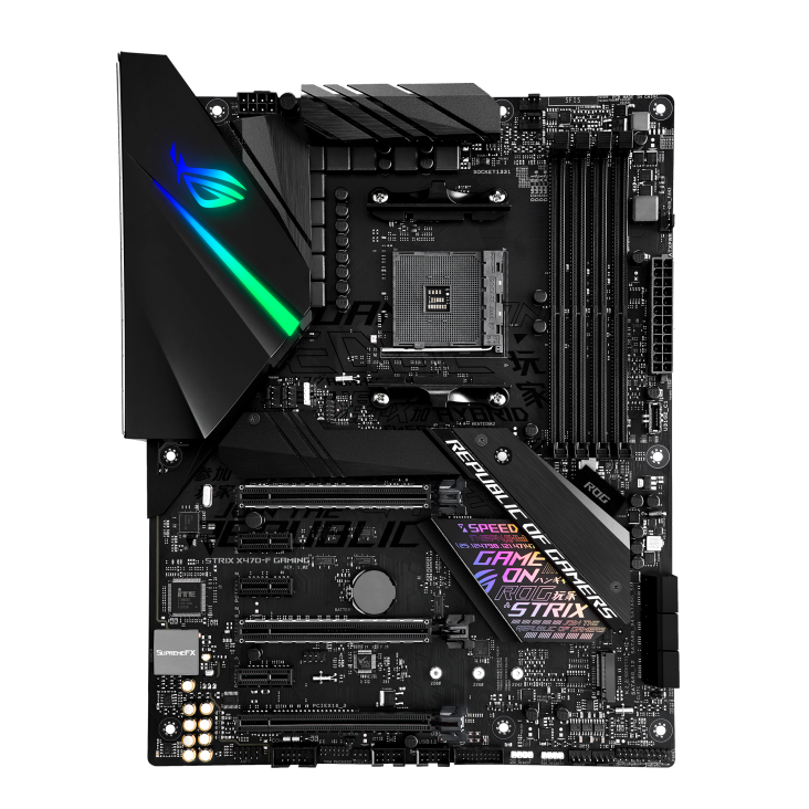 ROG STRIX X470-F GAMING front view