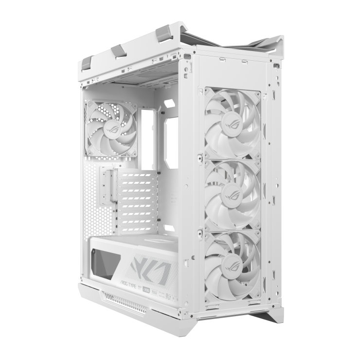 ROG Strix Helios II White four pre-built fans