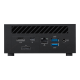 Mini PC PN63-S1, rear view to show I/O ports