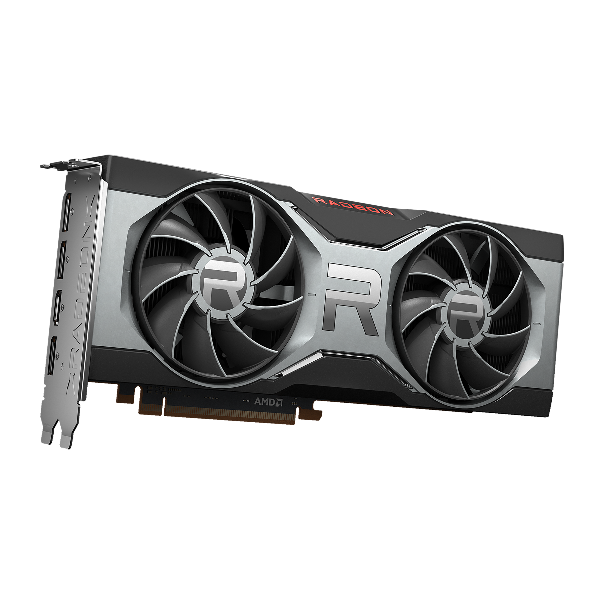 グラボ 白 AMD Radeon RX 6700XT 12GB GDDR6 - PCパーツ