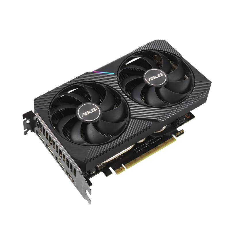 ASUS Dual GeForce RTX 3060 V2 OC 12GB GDDR6 (90YV0GB2-M0NA10) RGB gaming grafična kartica KOMPONENTKO