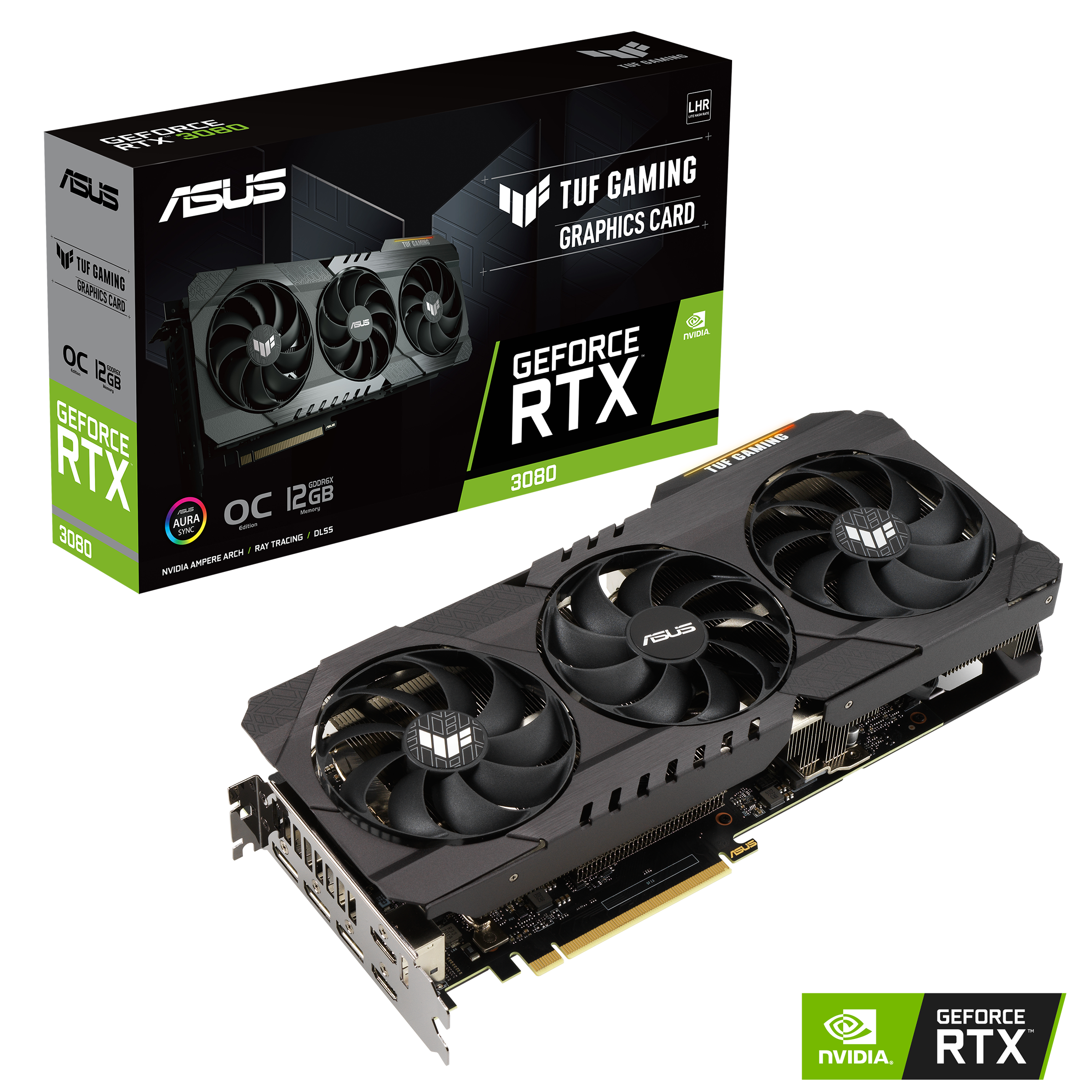 ASUS TUF Gaming GeForce RTX 3080 OC Edition 12GB GDDR6X | Graphics Card |  ASUS Global