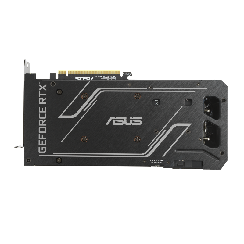 KO GeForce RTX™ 3060 Ti graphics card, rear view