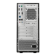 A front-on view of an ASUS ExpertCenter D9 Mini Tower's rear I/O ports