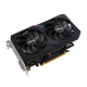 ASUS Dual GeForce GTX 1650 MINI OC edition 4GB GDDR6 graphics card, front angled view