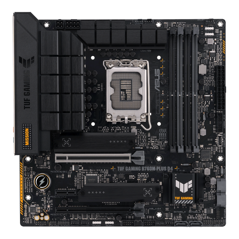 Buy Asus Tuf Gaming B M Plus M Atx Intel Motherboard Black Online Variety Infotech