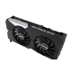 Dual GeForce RTX 3060 Ti OC Edition graphics card, angled top down view, highlighting the heatsink