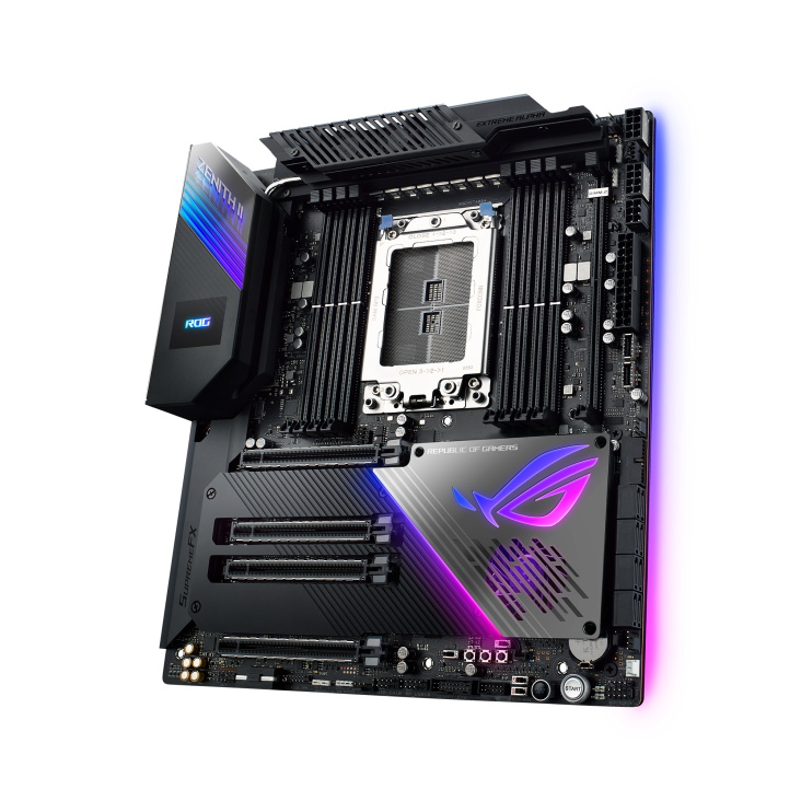 ROG Zenith II Extreme Alpha angled view from right
