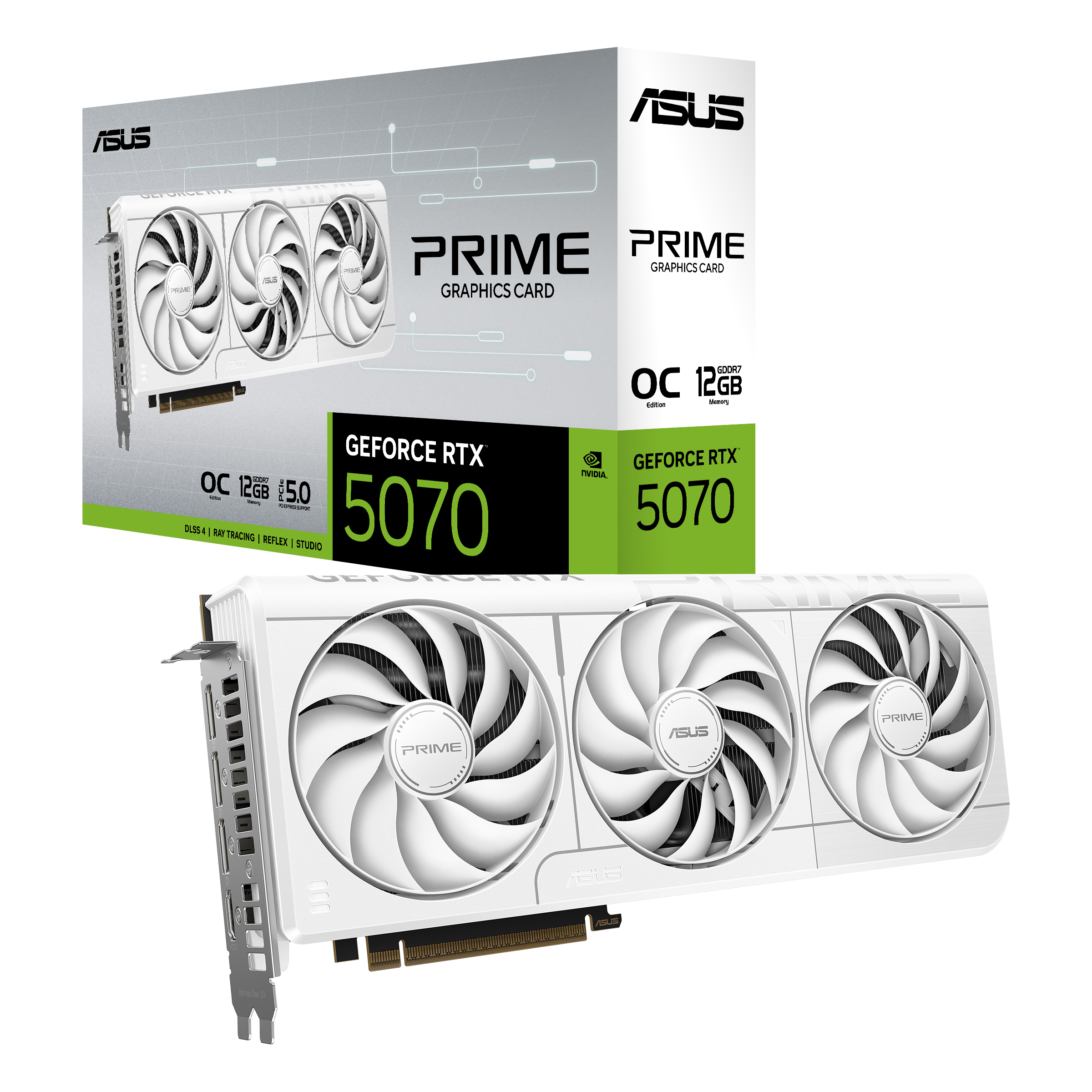ASUS prime GeForce RTX 5070 12GB 美品 保証書 ASUS Prime GeForce RTX™ 5070 12GB GDDR7