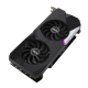 Dual Radeon RX 6700 XT OC Edition graphics card, front angled view 