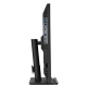 VA249QGS-side view in portrait mode showing connectivity ports