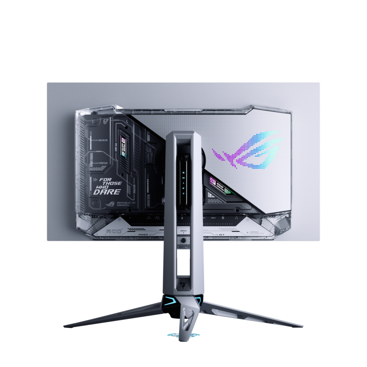 ROG Swift OLED PG27AQWP-W rear view