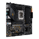 TUF GAMING B660M-E D4 front view, 45 degrees