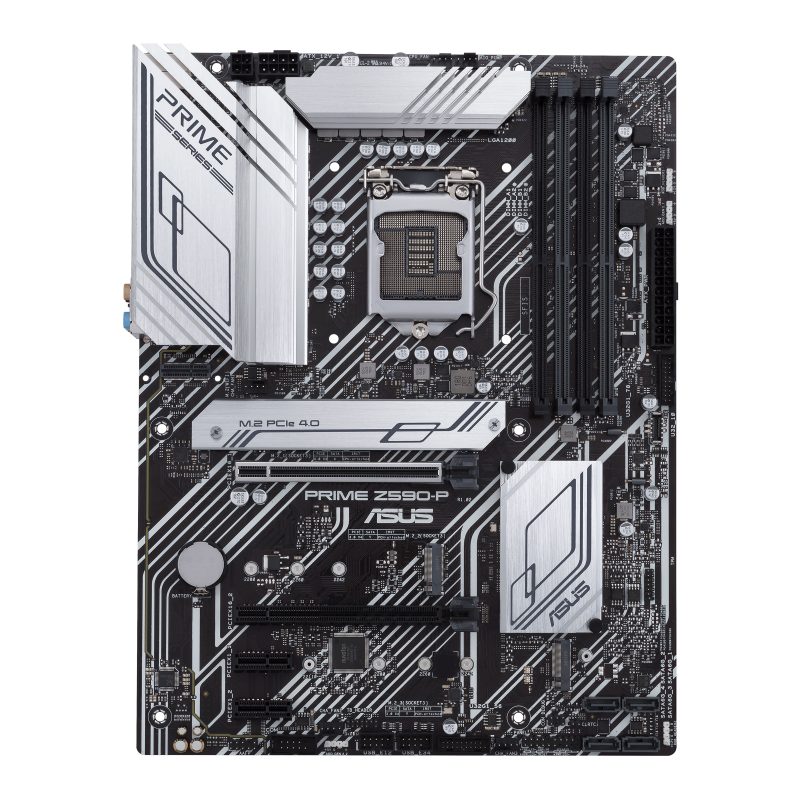 PRIME Z590-P/CSM motherboard, front view 