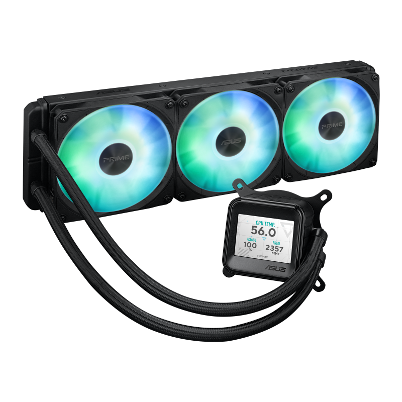 Prime LC 360 ARGB LCD front horizontal at a 45-degree angle1.