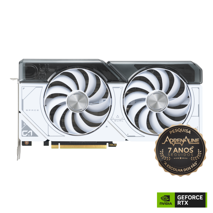 ASUS Dual GeForce RTX™ 4070 SUPER White OC Edition 12GB GDDR6X