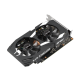 Dual GeForce GTX 1650 OC Edition graphics card, front angled view 