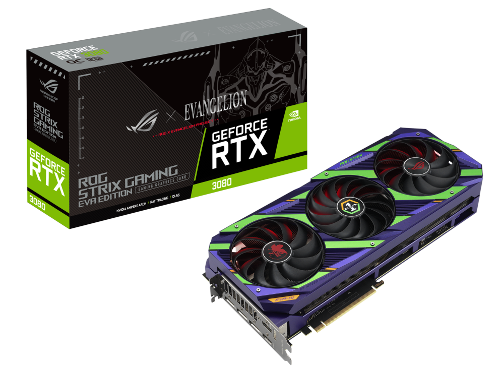 ROG Strix GeForce RTX™ 3080 12GB GDDR6X OC EVA Edition