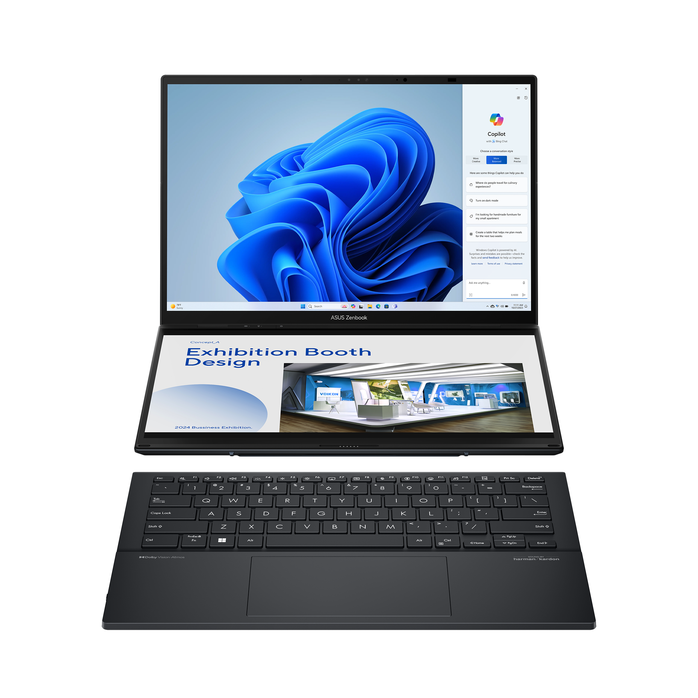 【美品】ASUS Zenbook DUO 2024 UX8406MA ASUS Zenbook DUO: Best Dual Screen, Touch Screen, AI Laptop