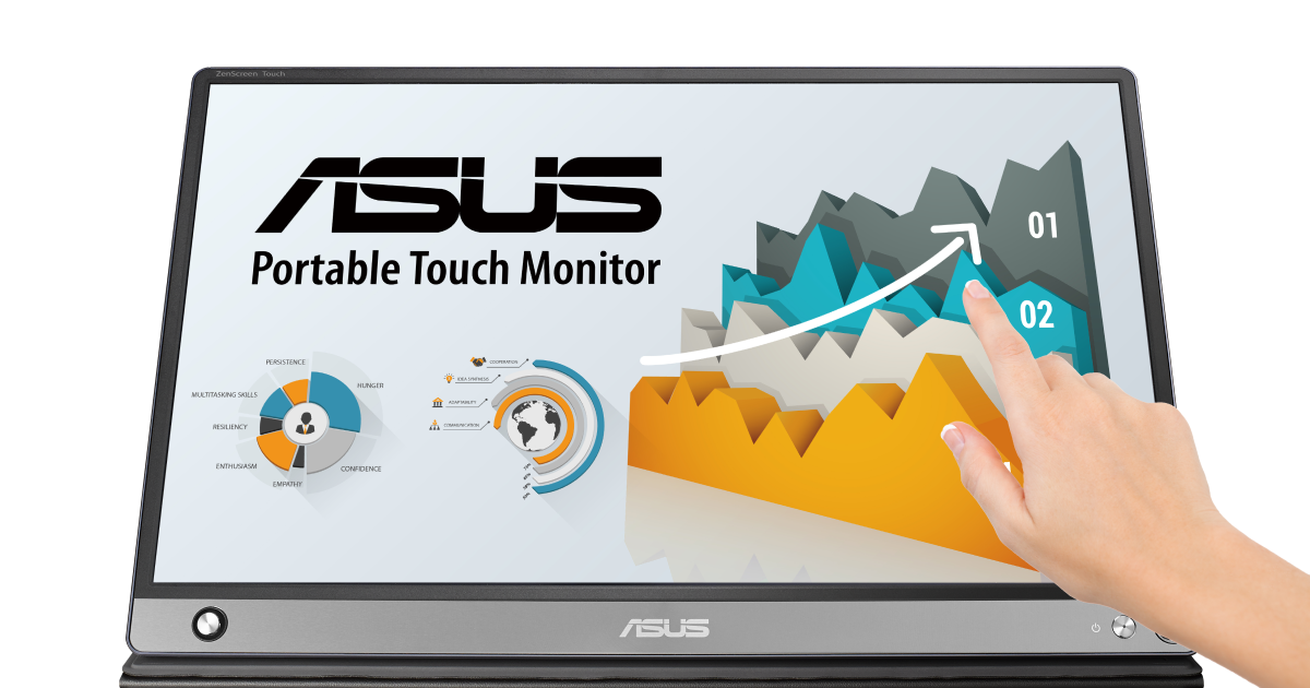 Rent Asus - 16 ZenScreen Touch MB16AMT Portable Monitor from