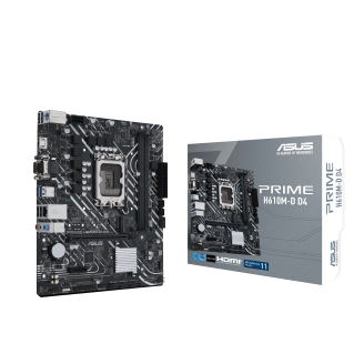 Placa Base Asus Intel Prime H610M-R D4 M-ATX 2X DDR4 4X SATA3 2X USB 3.2 2X  USB 2.0 90Mb1B40-M0Ecy0