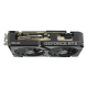 ASUS Dual GeForce RTX 4060 Ti SSD OC Edition top down view with the focus on heatsink