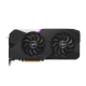 Dual Radeon RX 6700 XT OC Edition graphics card, front view 