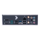 TUF GAMING B650M-PLUS WIFI I/O ports closeup